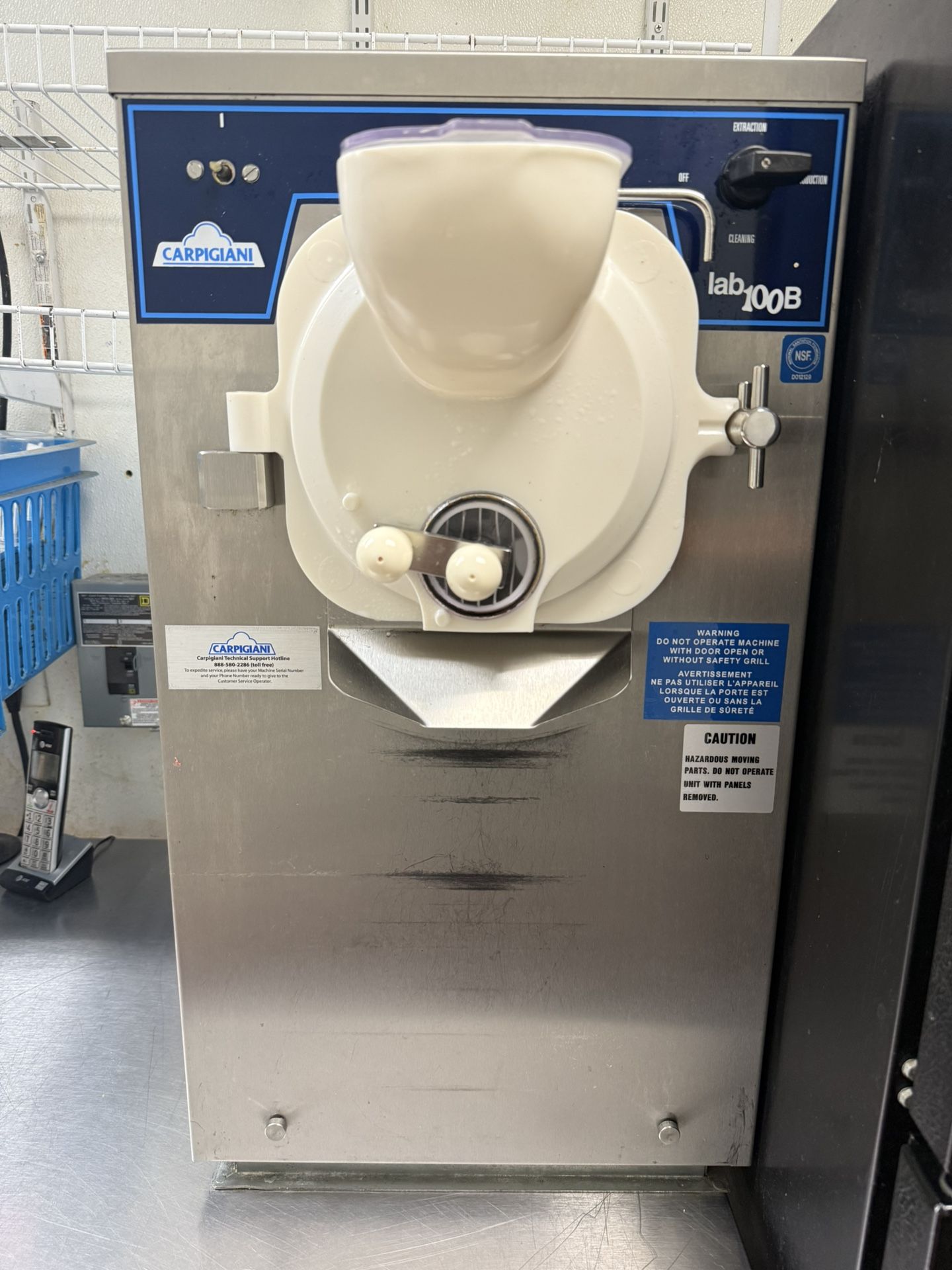 Batch Freezer For Gelato And Ice Cream