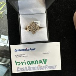 Vintage Style Statement Ring 10k Gold 9.3 Grams 