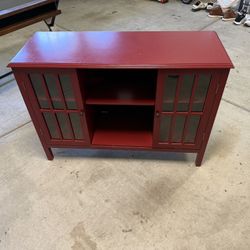 Stylish Red Wooden cabinet 