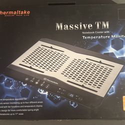 Thermaltake Massive TM Aluminum Panel Dual 120mm Fans Adjustable Temperature Sensor