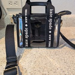 Kate Spade, Clear Bag. New