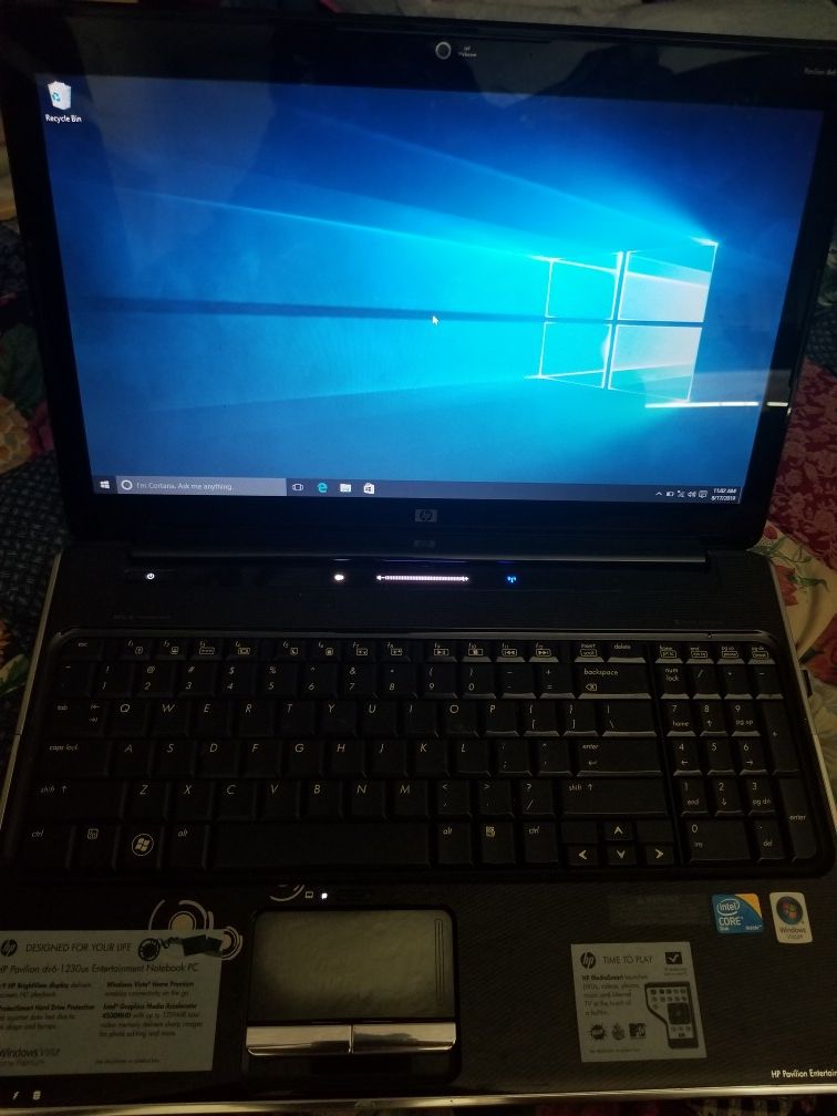 Hp laptop with windows 10