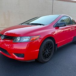2007 HONDA CIVIC EX COUPE, MANUAL TRANSMISSION, COLD AC, NICE CAR, FINANCE AVAILABLE 🚘