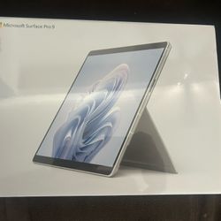 Microsoft Surface Pro 9, 5g, 8gb Ram, 128gb Pltinum Color, Brand New