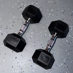 $70 Two 20 Lbs Dumbbells 