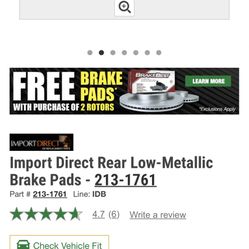 2015 Audi A3 Quattro Brake Pads 