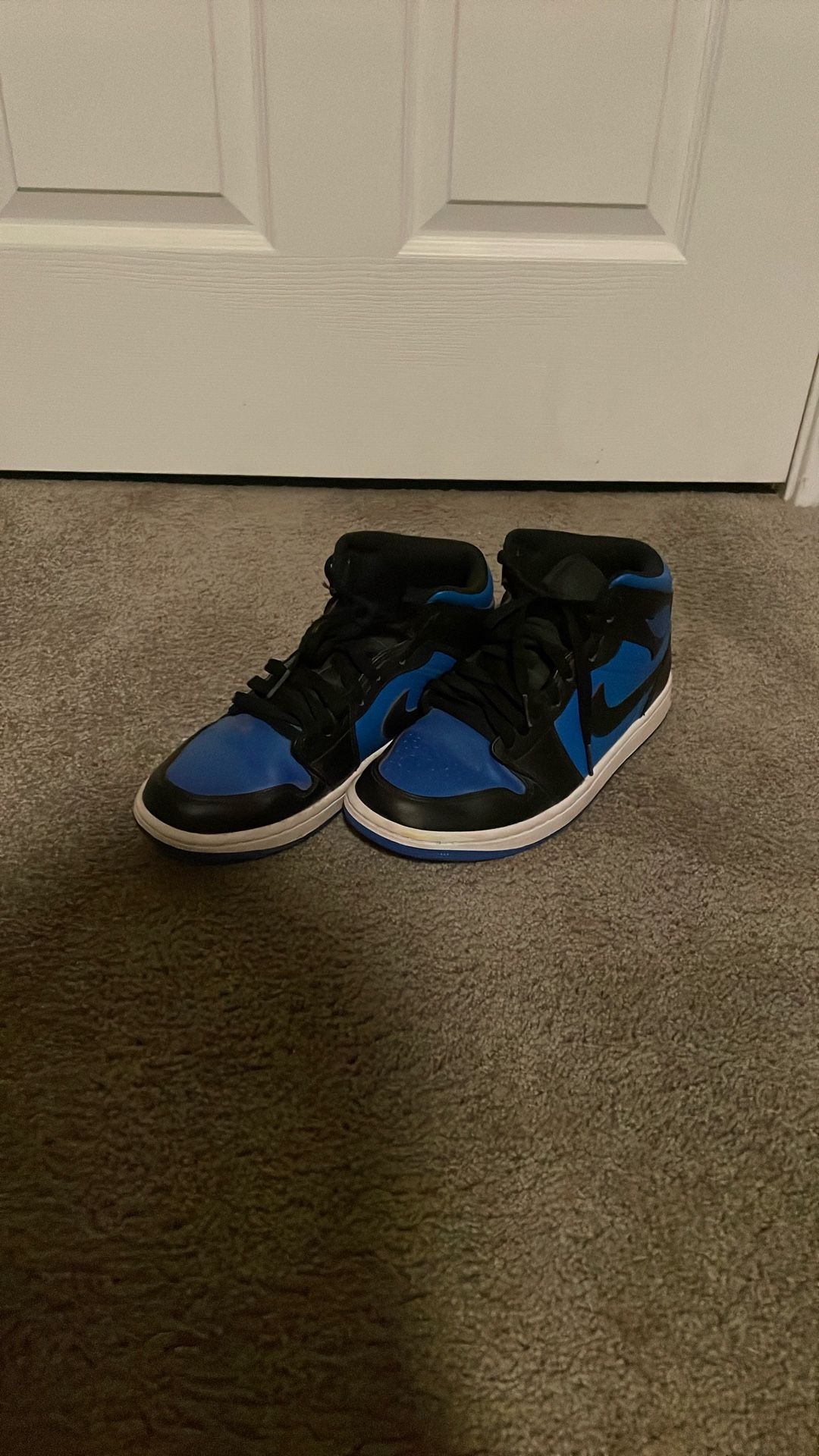 Blue Nike Air Jordans