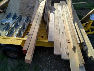 Lumber and Metal Framing Hardware Lot