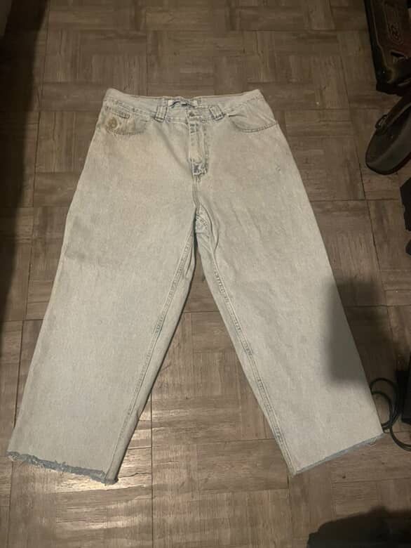 Light Blue Polar Baggy Jeans,All Products : American Fashion Style Bags On Sale