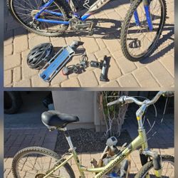 Pair Of Mountain Bikes. Pre Moving Sale 