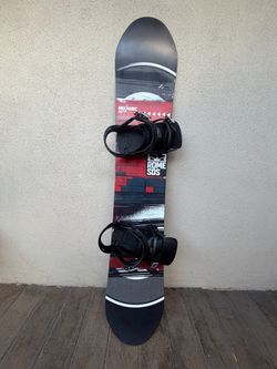 Rome Snowboard with Burton Bindings