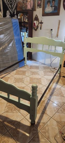 Full wood bed frame