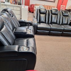 90703... Power Recliner Sofa And Love Seat 