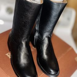 Botas Vaqueras De Piel Talla 9