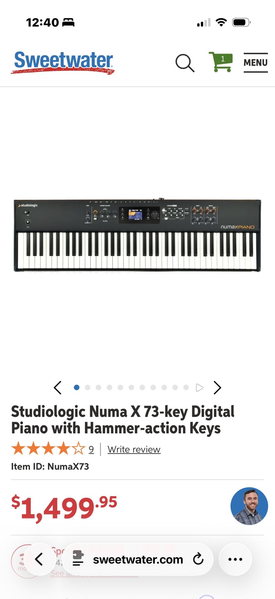 Studiologic numa x Piano 73