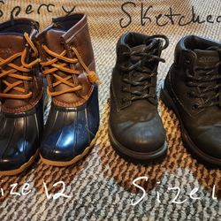 Kids Boots - Sperry & Sketchers 