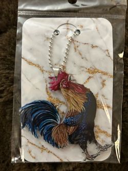Rooster Keychain