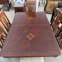 Dining Room Set With 8 Chairs And China 2 Piece Cabinet Make An Offer