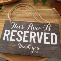 Wedding Sign