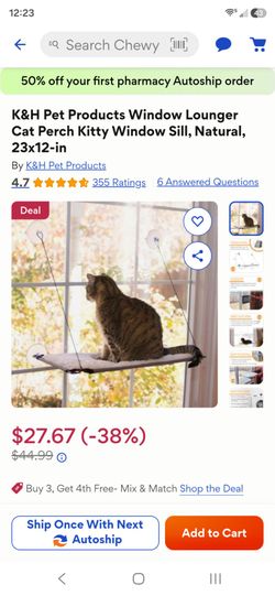 Cat window perch