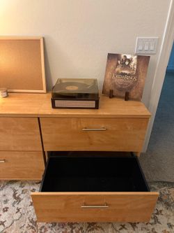 Pair of Wooden Drawers/Filing Cabinets