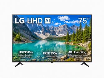 LG 75” 4K UHD Smart TV UA77