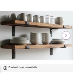 $50 WALL MOUNTED SHELF SET
