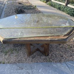 Wooden Dining Table with leaf
