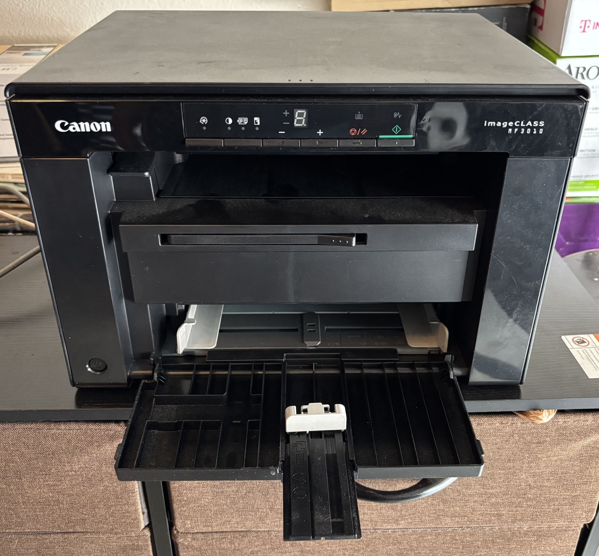 Canon imageCLASS MF3010 Wired Monochrome Laser Printer, Copy, Scan, Work Tested