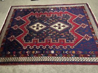 Persian-Style Tribal Area Rug