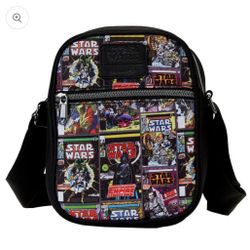 Loungefly Star Wars Darth Vader Comic Book Style Crossbody Bag