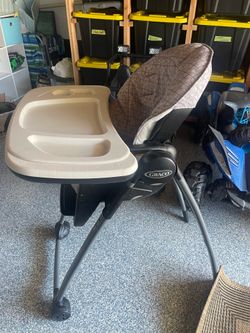 High chair and booster