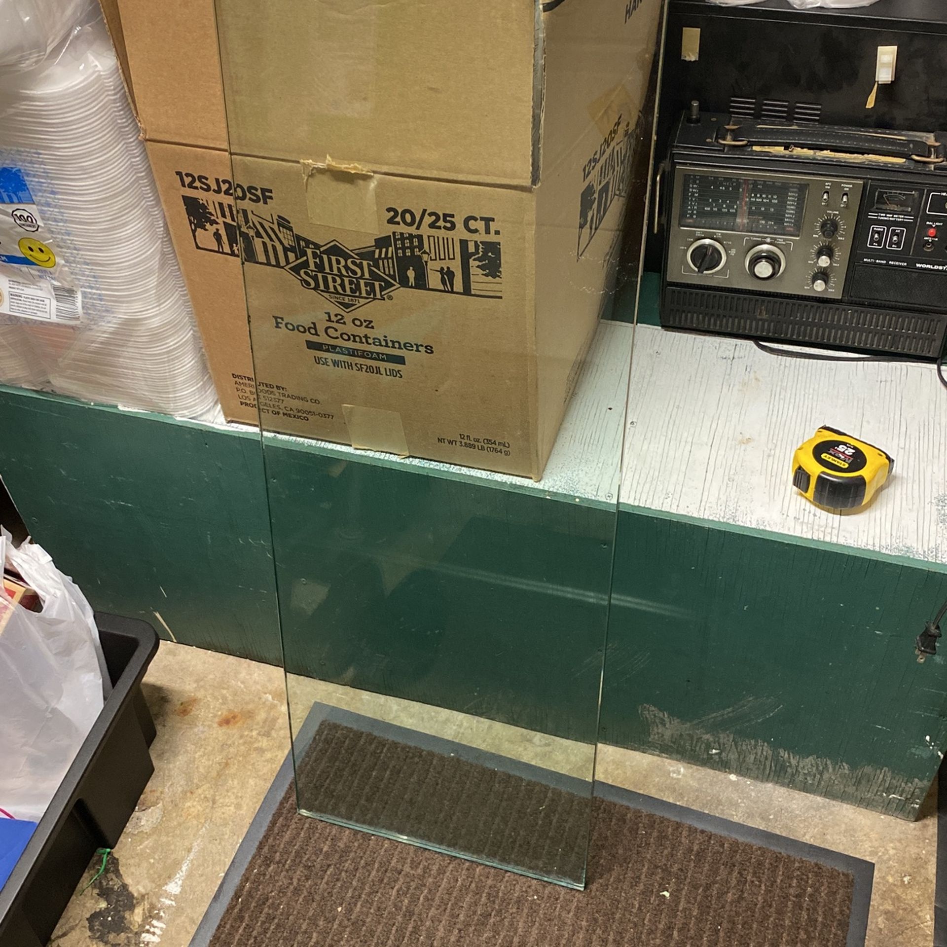 15 x 49 x 1/2 Glass. .