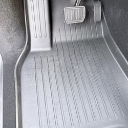  Tesla Model Y Juniper Floor Mats，11 PCS Full Set All Weather Non-Slip Floor Mats & Cargo Liners, Black Car Mats for Tesla Int