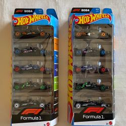 Hot Wheels F1 Formula 1 2024 2 Packages