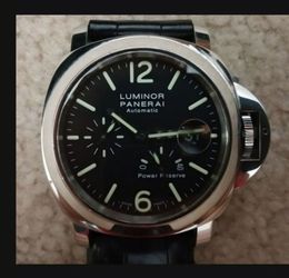 Office Panerai Luminor Power Reserve automatic PAM 00090 44mm Omega Rolex IWC Audemar Piguet Patek Phillipe Jaeger LeCoultre Cartier Vacheron GMT Date
