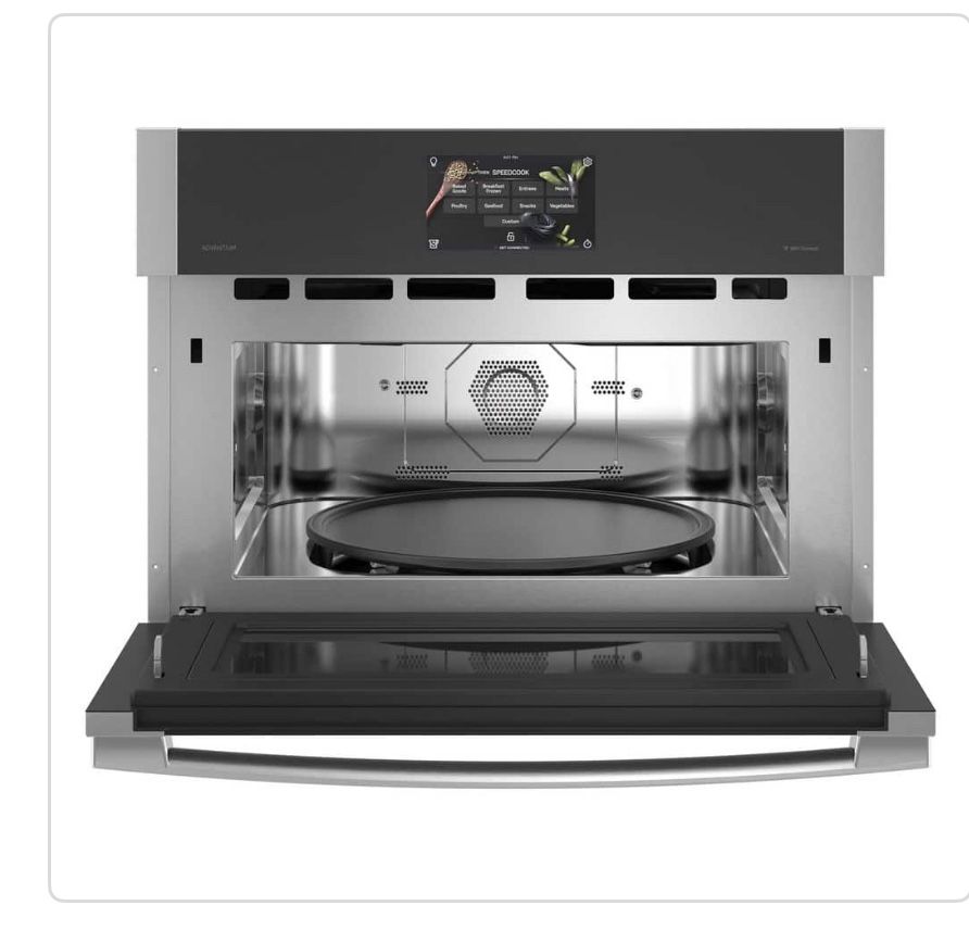 GE Profile 27 in Single Residential Electric Wall Oven with and 120V Advantium Technology in. Stainless Steel