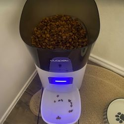 WOPET 6L Automatic Cat Feeder, WiFi Automatic Dog Feeder with APP Control for Remote Feeding, Automatic Cat Food Dispenser with Low Food Sensor and Vo