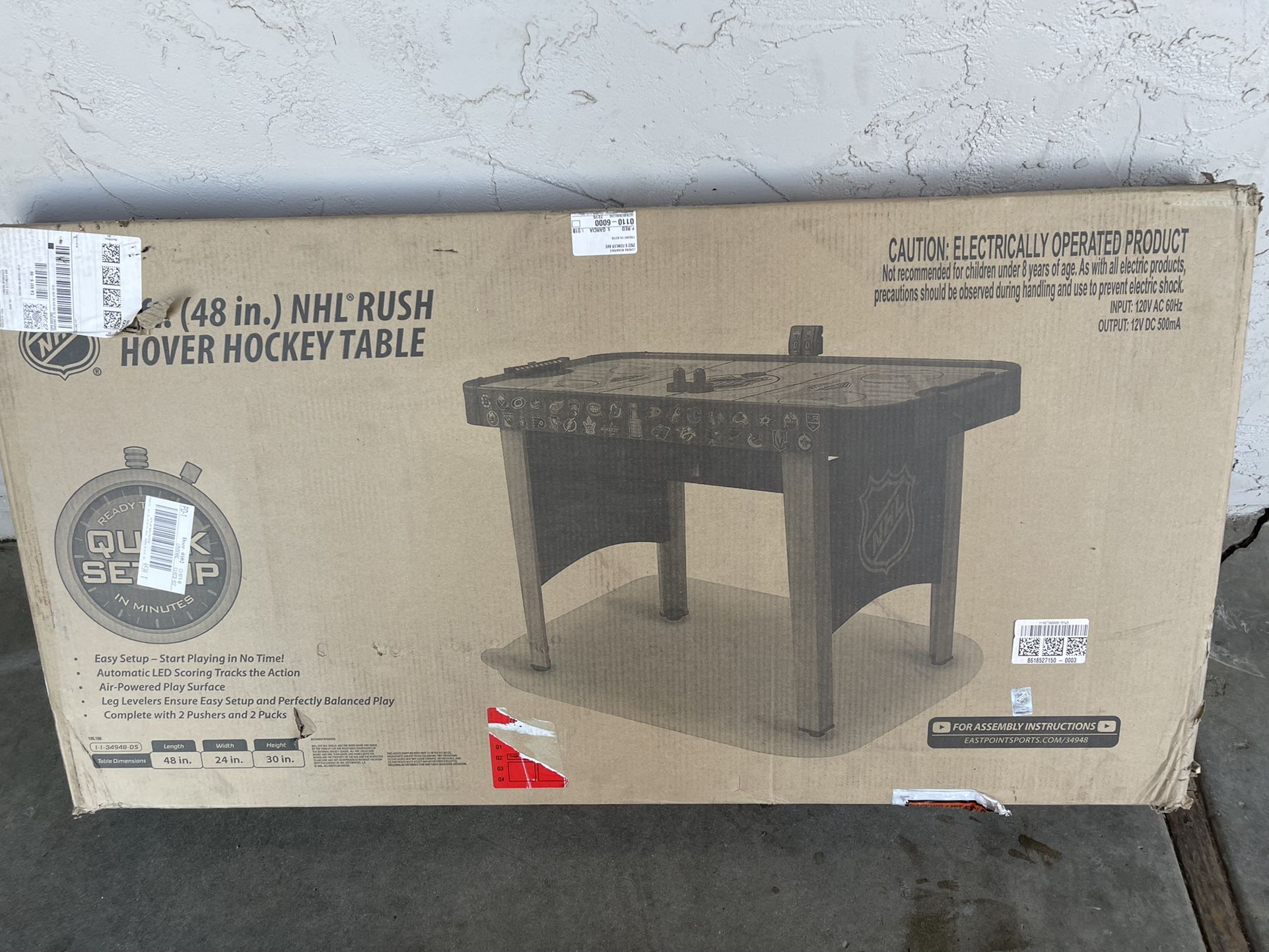 New NHL Hockey Game 48”