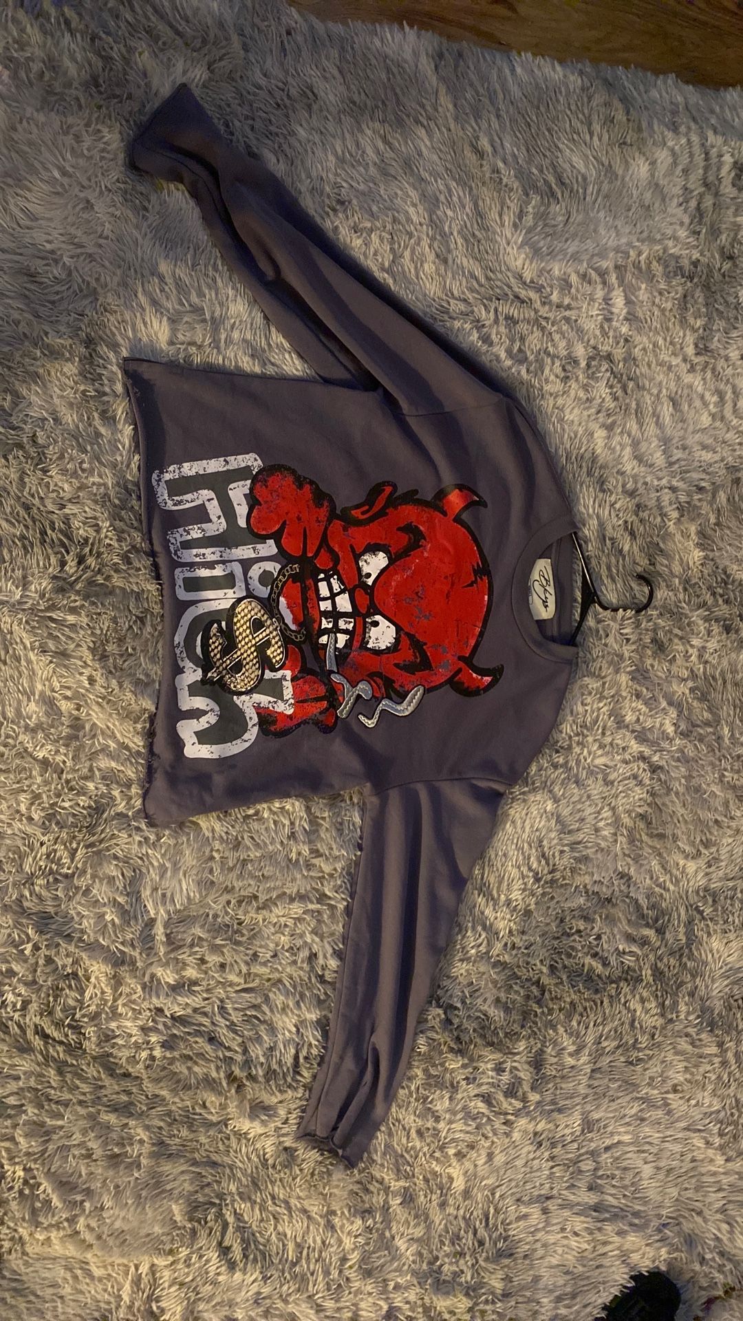 2faced Demon Cropped T