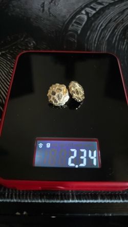 10k nugget earrings