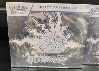 Pokemon Elite trainer box Mega evolution Pitch black