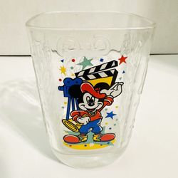 Vintage Disney Mickey Mouse Director McDonald’s Drinking Glass 2000