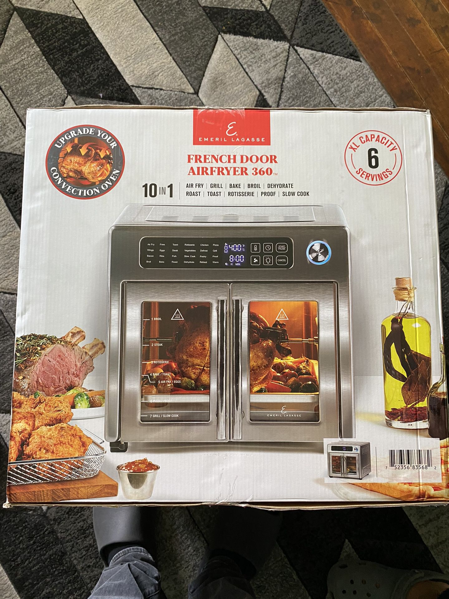Emeril Lagasse 12-in-1 Dual Zone AirFryer Oven for Sale in Macomb, MI -  OfferUp