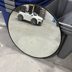 Modern & Contemporary Bathroom/Vanity Mirror by Glass Warehouse 	 Size: 24" x 24" Finish: Black