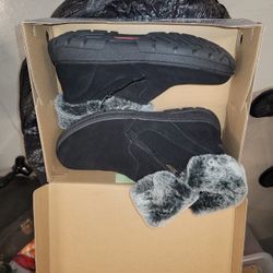 Woman's Back Boots WithFur