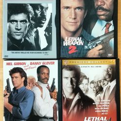 Lethal Weapon DVDs - all 4 movies 