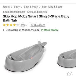 Skip Hop 3 Stage Baby Bath Tub