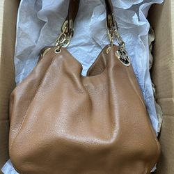 Michael Kors pebble leather hobo purse