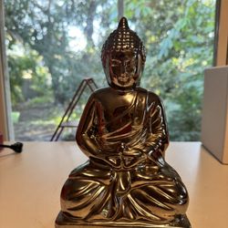 Ceramic Silver Buddha 